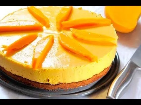 Pastel helado de mango - Mango Ice Cream Cake - YouTube