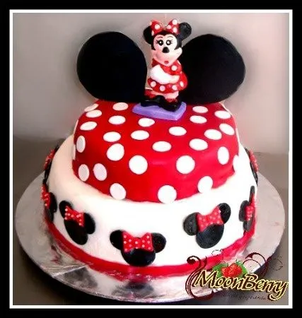 Pastel Minnie Mouse Rojo | PASTELES INFANTILES | Pinterest