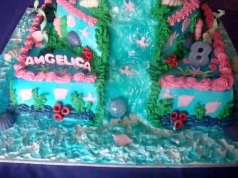pastel de la sirenita - YouTube