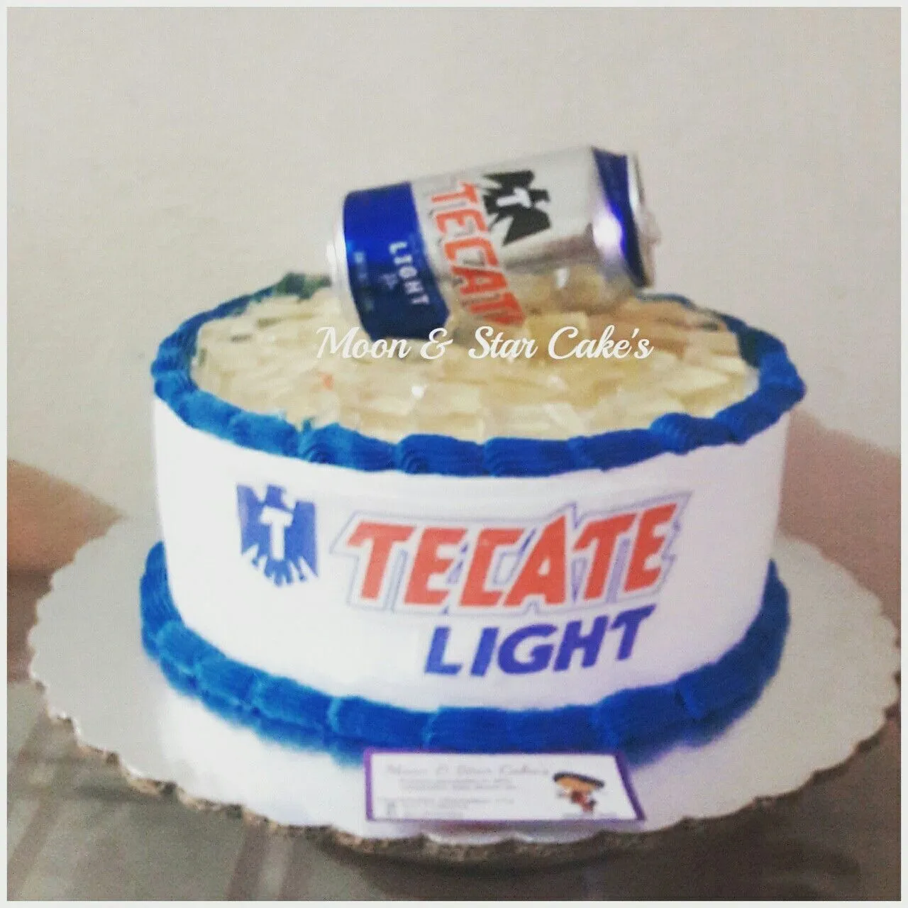 Pastel tecate light | Postres en 2019 | Pastel de cerveza ...