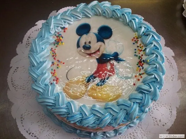 Tortas de crema de Mickey Mouse - Imagui