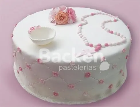 Pastel para bautizo. | Tortas súper wow | Pinterest