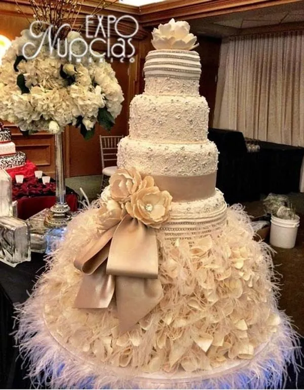 Un pastel original & super elegante para tu boda! Todo para tu ...