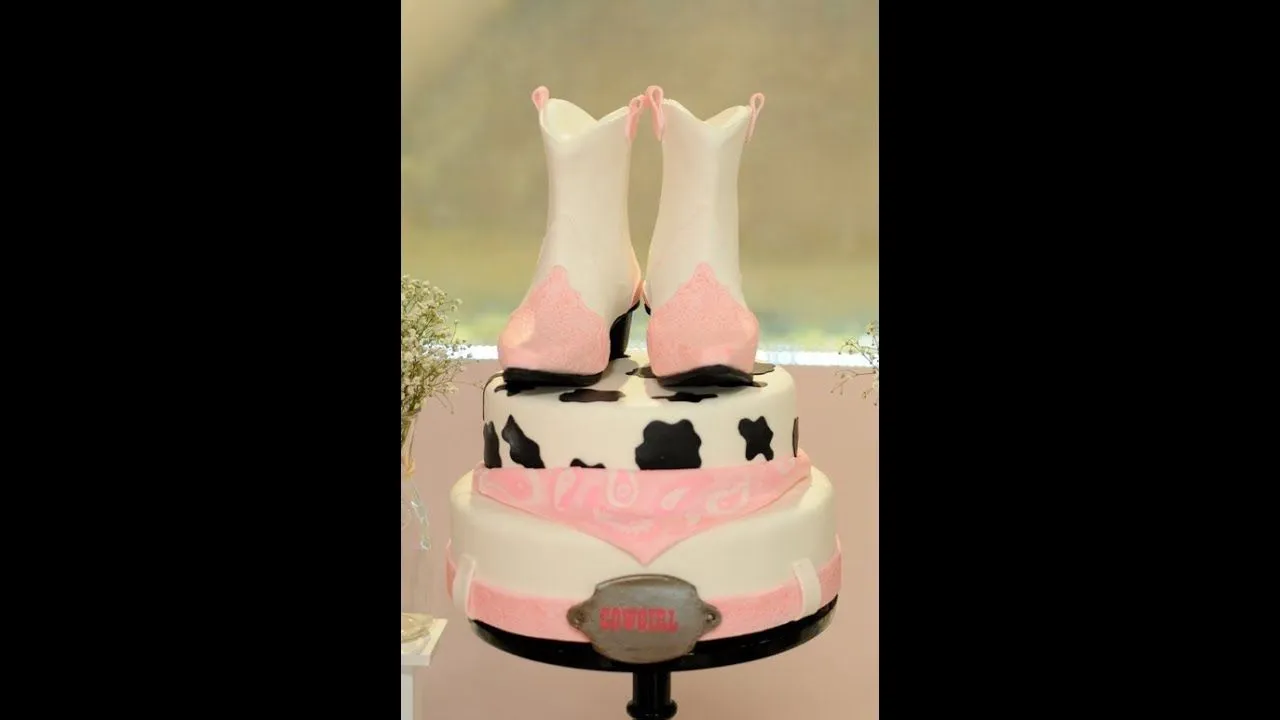 Pasteles Decorados - Modelado en azucar - Torta CowGirl ...