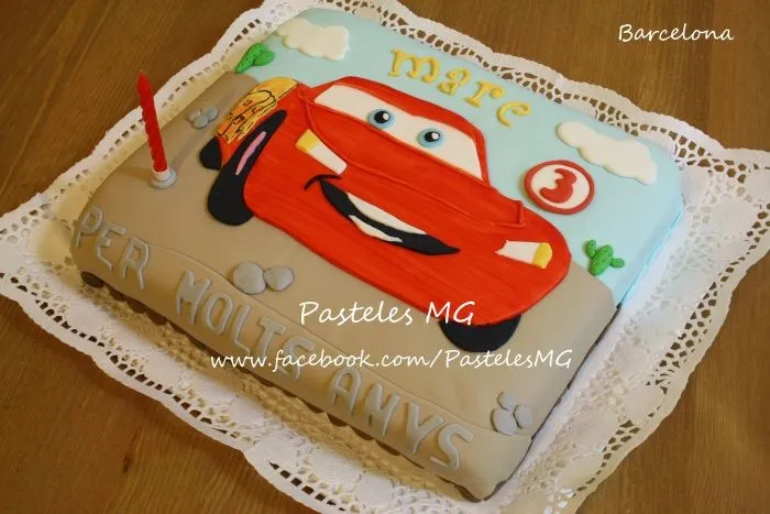 Pasteles MG: Tarta Cars / Rayo McQueen