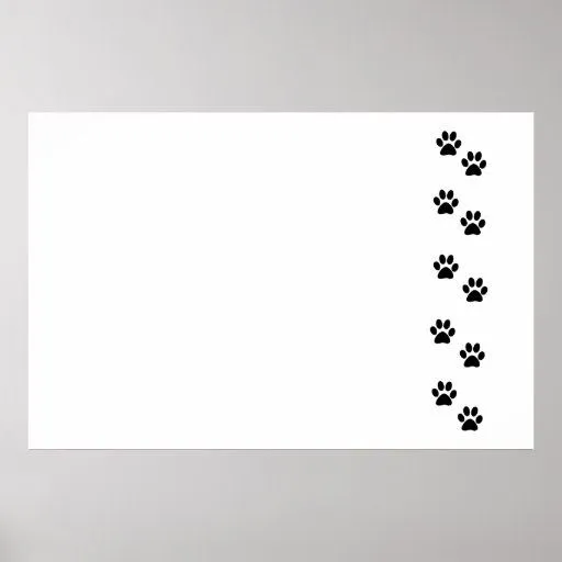Patitas de perro dibujos - Imagui