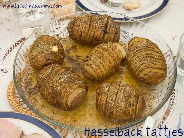 Patatas al horno o Hasselback tatties...una patata en mil ...