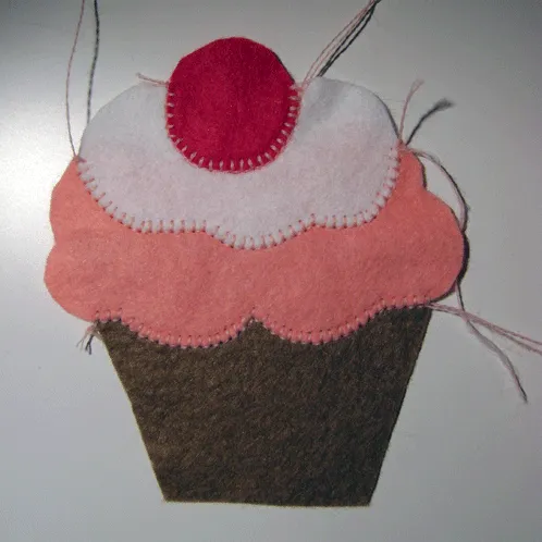 Patchwork Estudio: Guarda alfileres en forma de Cupcake