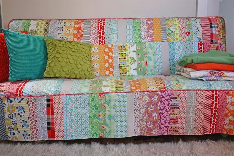 Patchwork Slipcover: A Labor of Love | The Slipcover Maker Patchwork Slipcover: A Labor of Love | The Slipcover Maker