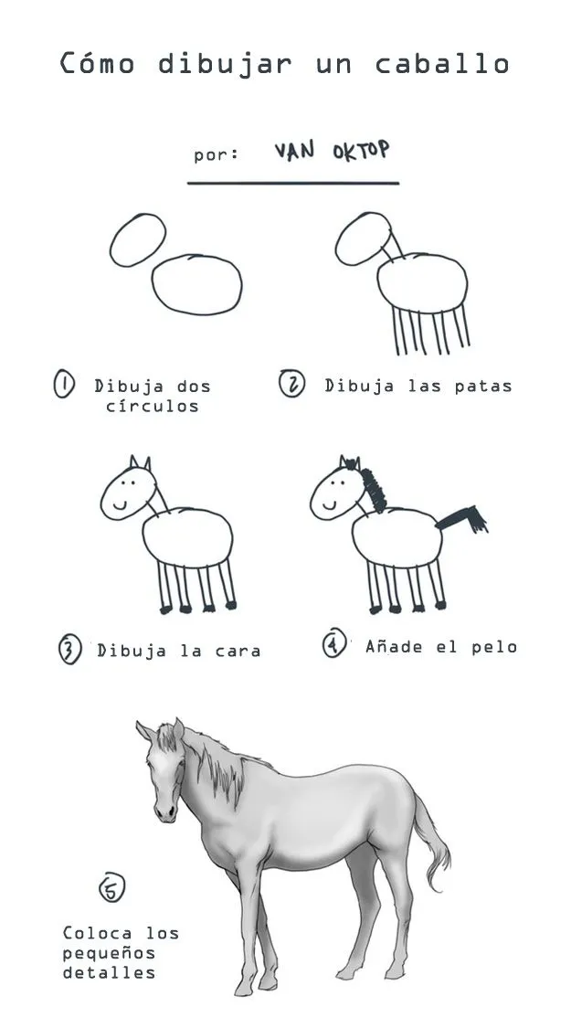 La Patilla te enseña… ¡a dibujar un caballo!