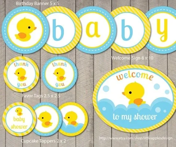 Patos para baby shower - Imagui