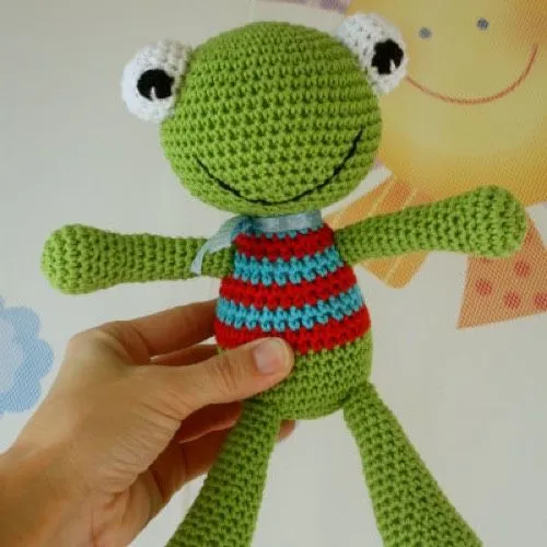 Patrón amigurumi ranita felix en crochet | Crochet Amigurumi ...