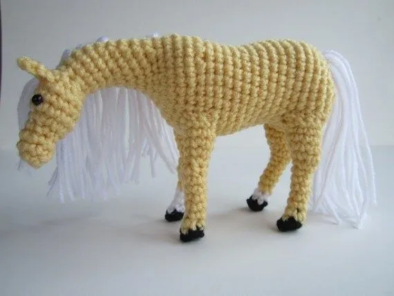 Patrón de caballo PDF ganchillo Crochet por ntuckercreations