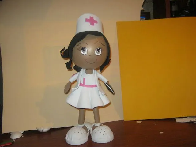 Patron de enfermera en foami - Imagui