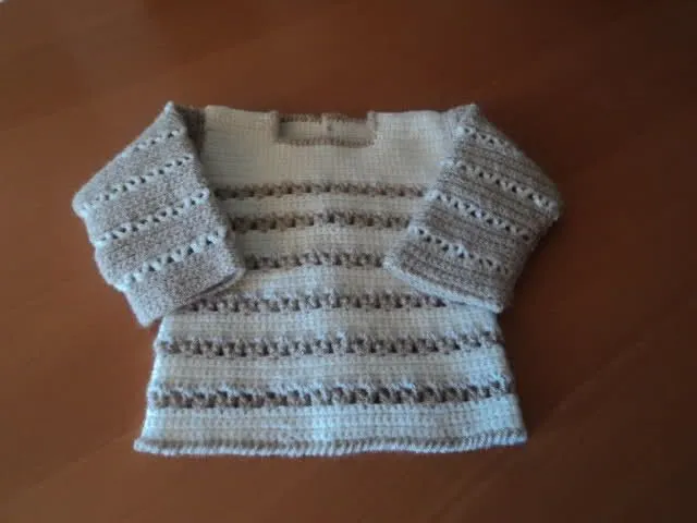 patron para realizar un jersey para bebe. | Crochet | Pinterest ...