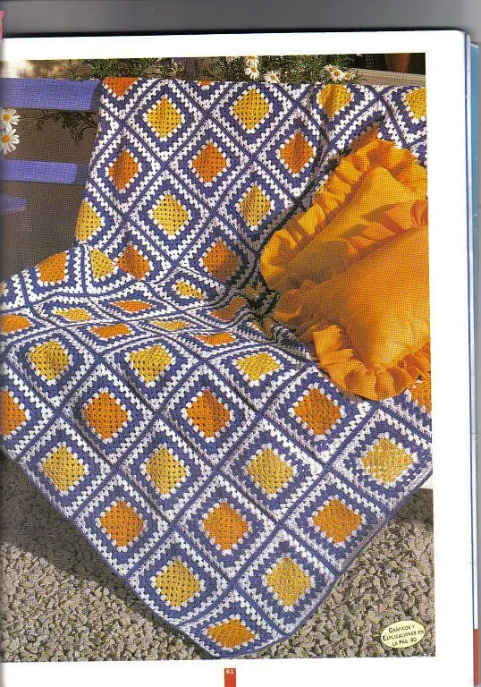 Patrones de crochet para mantas - Imagui