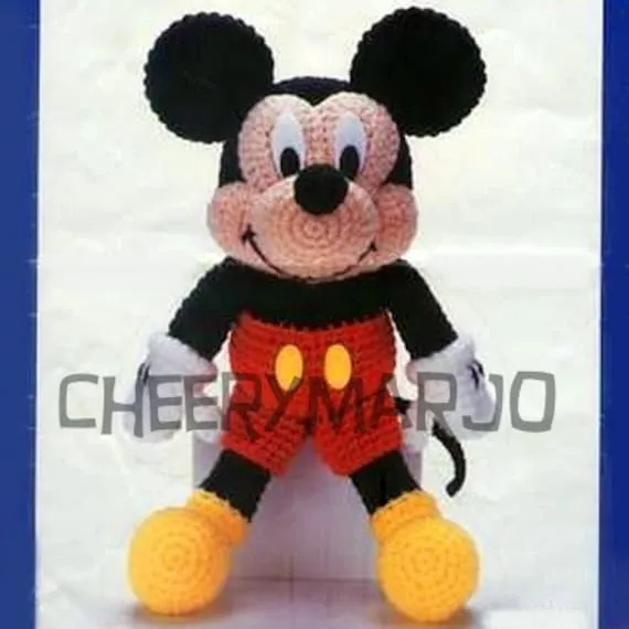 Patron de Mickey Mouse en crochet - Imagui