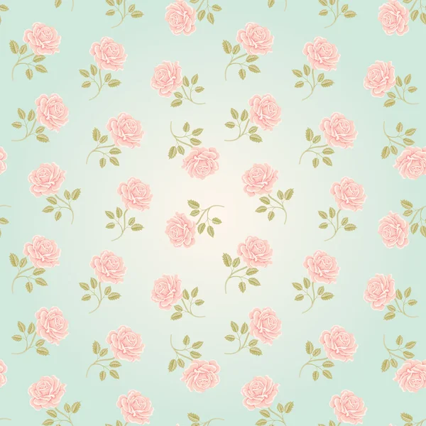 Patrón de papel tapiz transparente con rosas — Vector stock ...