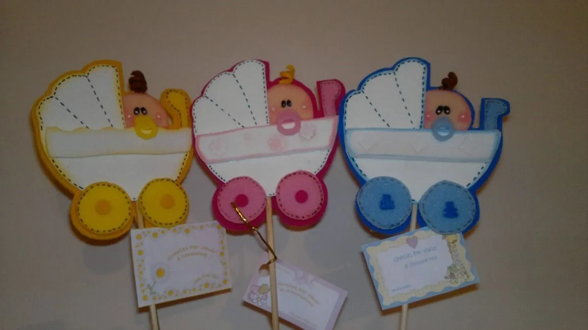 Patrones de adornos para baby shower en foami - Imagui | Baby ...