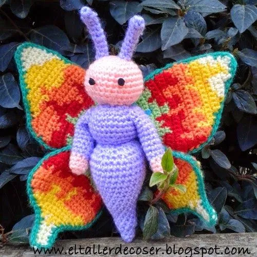 Patrones Amigurumi: Mariposa Crochet
