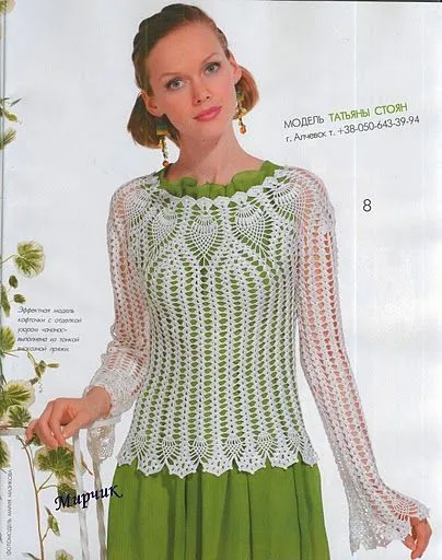 Modelos de blusas de crochet - Imagui