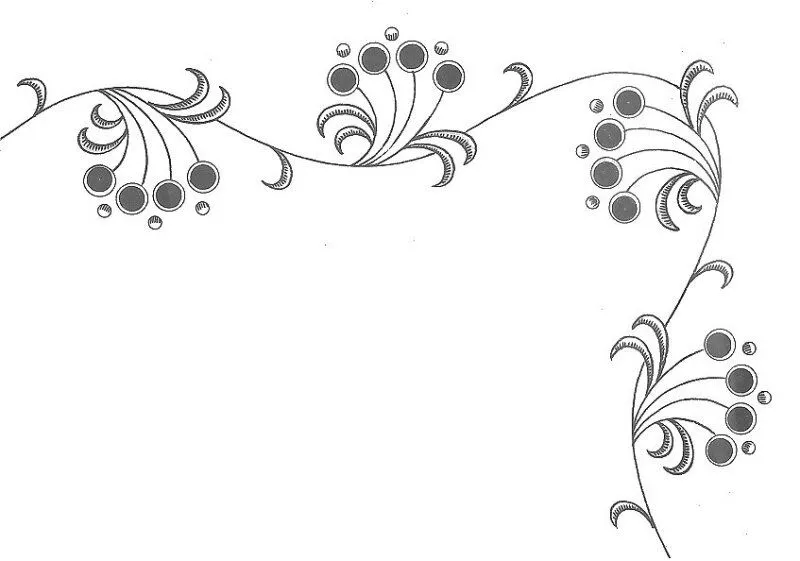 Patrones de flores para bordar manteles - Imagui