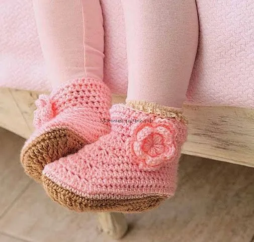 Patrones de botas para niña al crochet No son hermosas? las botas ...