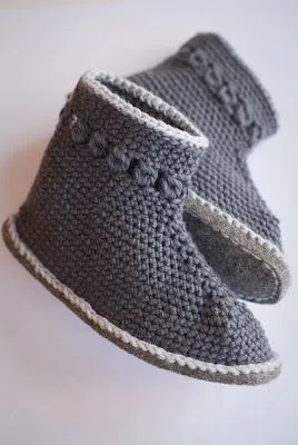 Zapatillas en crochet patrones - Imagui