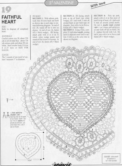 Patrones Crochet Corazones San Valentin - Patrones Crochet