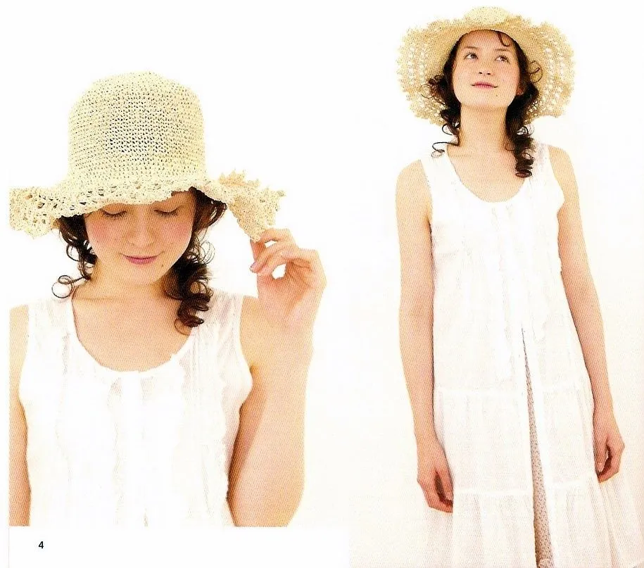  ... unos patrones espero que les guste un sombrero para protegerse del sol
