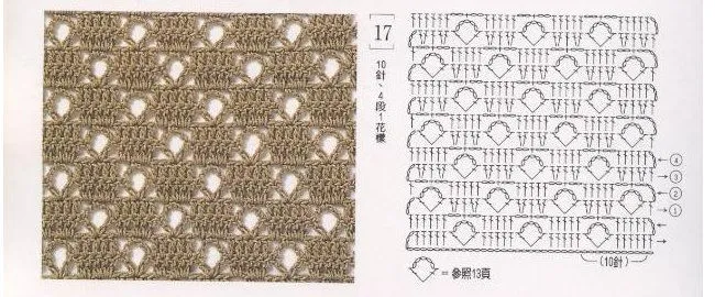 Puntadas crochet patrones - Imagui