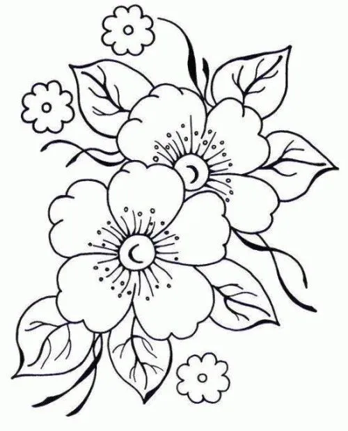 Patrones de flores para bordar - Imagui | embroidery | Pinterest ...