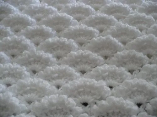 Puntos crochet para mantilla bebé - Imagui | MANTILLASS ...