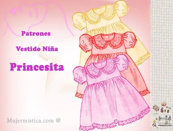 Imagenes de patrones gratis de vestidos de bebé - Imagui