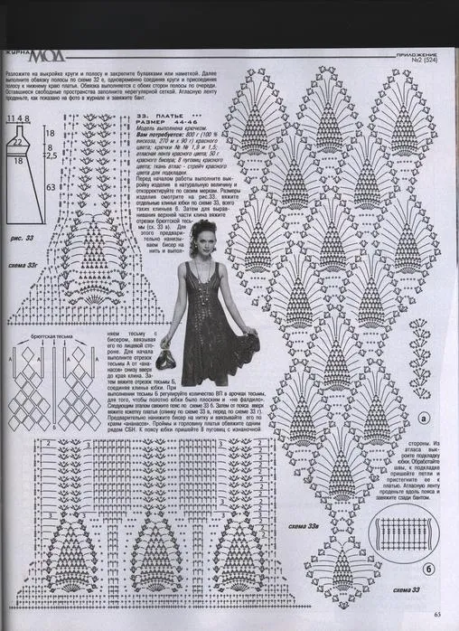 Vestidos tejidos en crochet patrones - Imagui