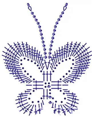 Patrones de Mariposas Crochet | Crochet y Dos agujas - Patrones de ...