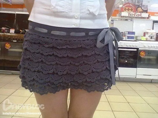 Patrones de Minifaldas en Crochet | Crochet mujer | Pinterest