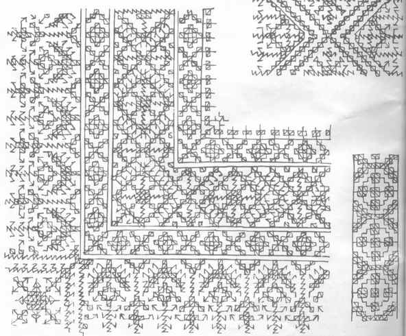 Diseños para bordar alfombras marroquíes :: Alfombras en punto ...