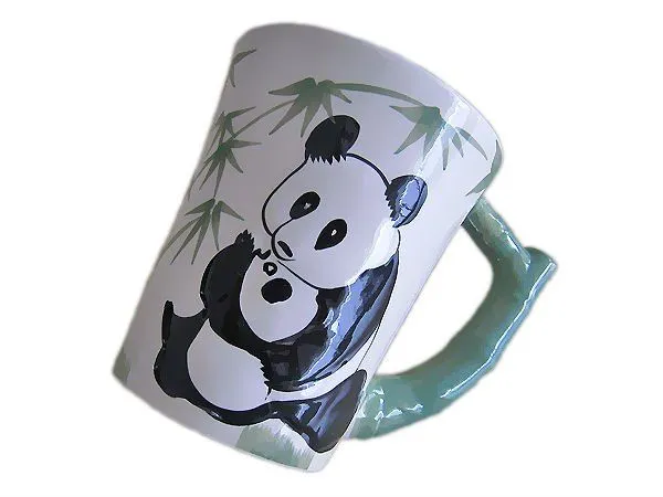 el patrón de oso panda taza de cerámica-Tazas/Mugs/Tarros ...