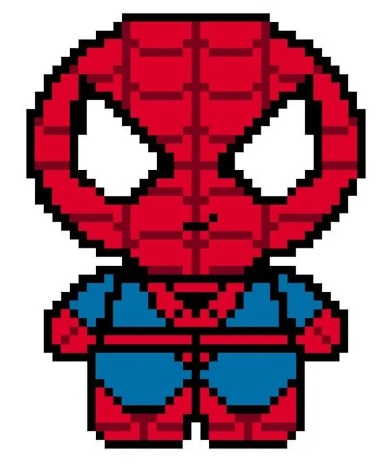 Spiderman a punto de cruz - Imagui