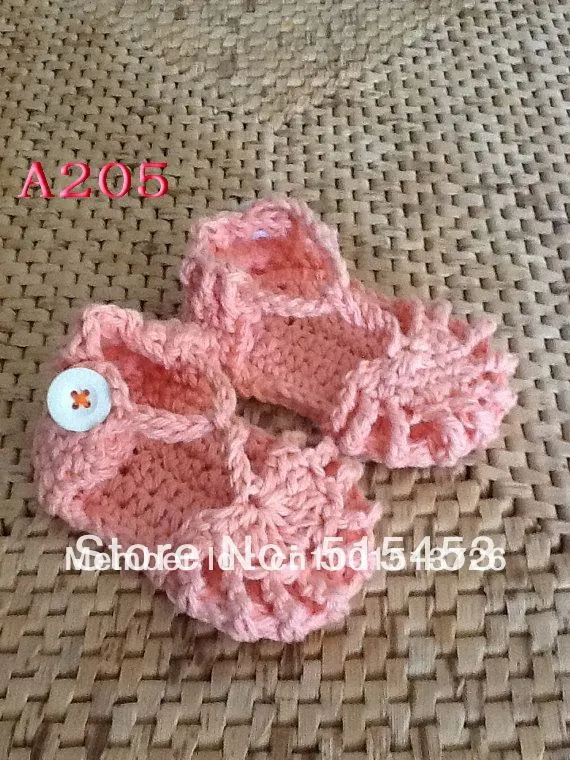 Patron gratis sandalias bebé crochet - Imagui