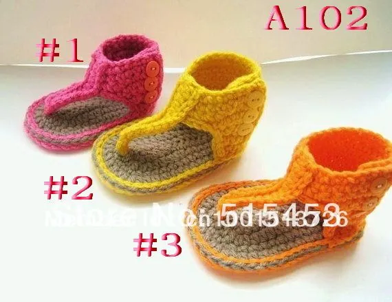 Patrones zapatitos crochet bebé niño - Imagui