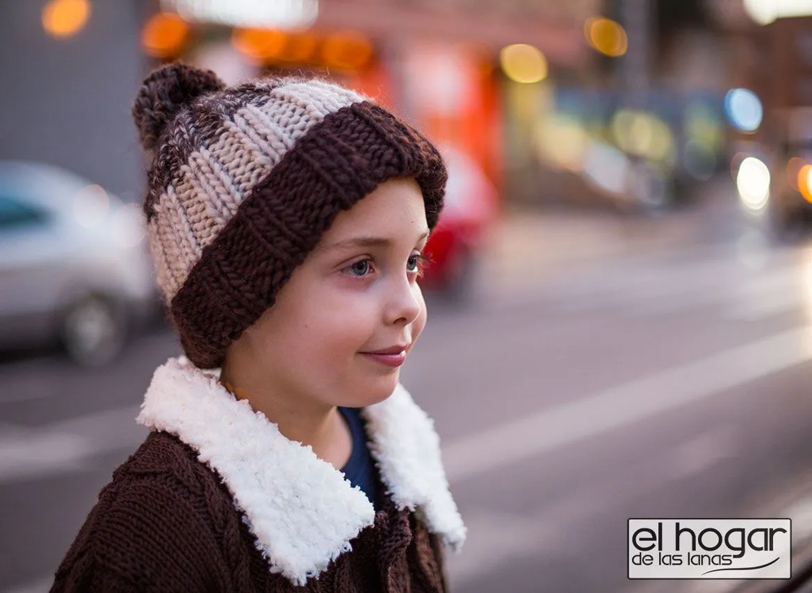 Patrones para tejer gorros de lana | El Hogar de las lanas