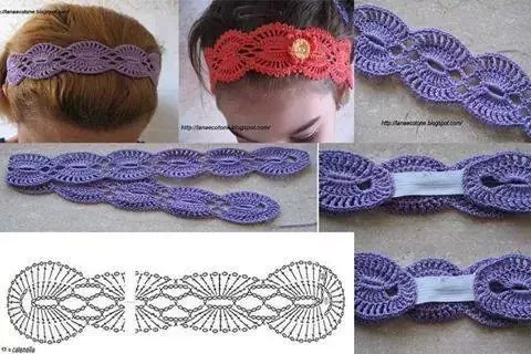 Vinchas de crochet patrones - Imagui