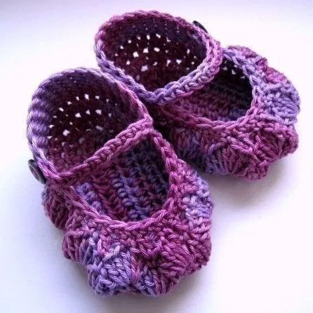 Patrones de zapatos tejidos para bebés - Imagui | Crochet ...