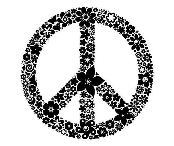 Paz e amor - símbolo hippie | ESTILO | Pinterest | Hippie, Amor ...