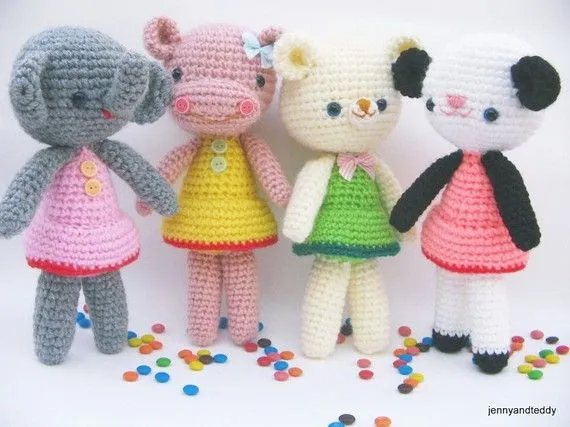 Pdf Girlgang Amigurumi Crochet Pattern-luulla on Luulla