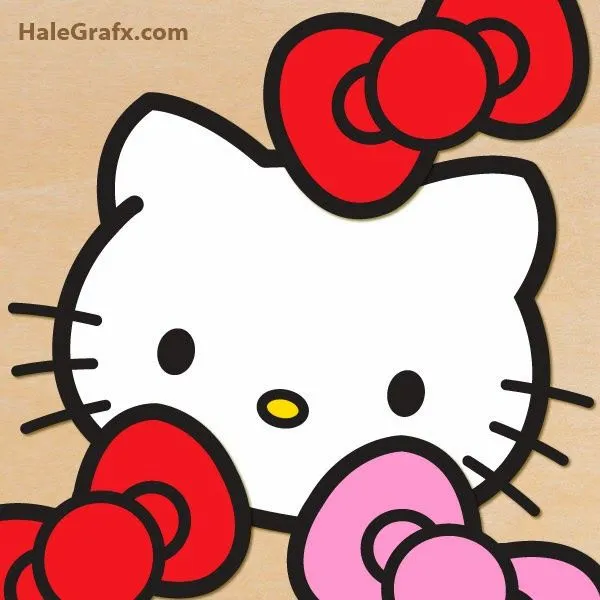 Pégale el moño a Hello Kitty. Imprimible Gratuito. | Ideas y ...