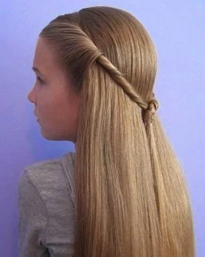 Peinados muy faciles para niñas con cabello largo ~ Belleza y Peinados