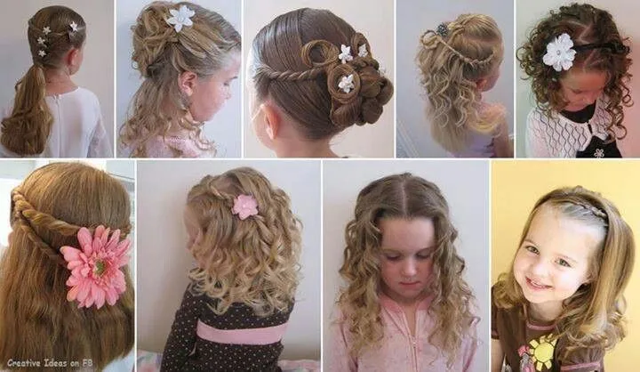 Hermosos peinados para niñas <3 | Fashion kids-moda niños | Pinterest